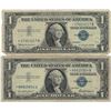 Image 3 : 1957 $1 Star Note Silver Certificate Currency Lot of 5