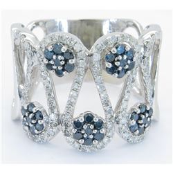 1.39 ctw Diamond Ring - 14K White Gold
