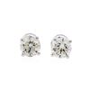 Image 1 : 1.43 ctw Diamond Stud Earrings - 14KT White Gold