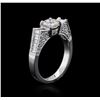 Image 3 : 18KT White Gold 1.85 ctw Diamond Ring