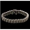 Image 1 : 8.10 ctw Diamond Bracelet - 14KT White Gold