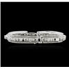 Image 1 : 14KT White Gold 2.71 ctw Diamond Bracelet