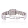 Image 4 : Cartier 18KT White Gold 1.56 ctw Diamond Tank Franciase Men's Watch