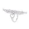 Image 3 : 14KT White Gold 1.21 ctw Diamond Ring