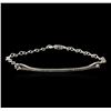 Image 1 : 14KT White Gold 0.26 ctw Diamond Bracelet