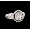 Image 1 : 2.61 ctw Diamond Ring - 14KT White Gold