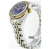 Image 4 : Rolex Two-Tone Sapphire and Diamond DateJust Ladies Watch