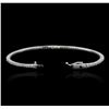 Image 3 : 14KT White Gold 2.05 ctw Diamond Bangle Bracelet