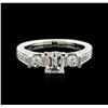 Image 2 : 18KT White Gold 1.32 ctw Diamond Ring