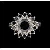 Image 2 : 2.54 ctw Fancy Black Diamond Ring - 14KT White Gold