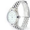 Image 2 : Rolex Stainless Steel Diamond and Sapphire DateJust Men's Watch