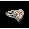 Image 1 : 1.85 ctw Diamond Ring - 18KT White Gold