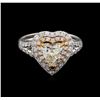 Image 2 : 1.85 ctw Diamond Ring - 18KT White Gold