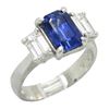 Image 3 : 2.32 ctw Sapphire and Diamond Ring - Platinum