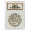 Image 1 : 1887 NGC MS65 Morgan Silver Dollar