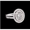 Image 1 : 1.72 ctw Diamond Ring - 14KT White Gold
