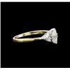 Image 1 : 0.98 ctw Diamond Ring - 14KT Yellow and White Gold