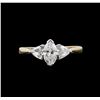 Image 2 : 0.98 ctw Diamond Ring - 14KT Yellow and White Gold