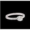 Image 1 : 0.72 ctw Diamond Ring - 14KT White Gold