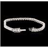 Image 3 : 14KT White Gold 7.22 ctw Diamond Tennis Bracelet