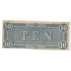 Image 2 : 1864 $10 Confederate States of America Bank Note
