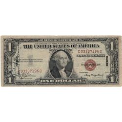 1935 $1 Hawaii Federal Reserve Note Currency