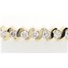 Image 7 : 1.10 ctw Diamond Bracelet - 14KT Yellow Gold
