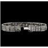 Image 3 : 8.94 ctw Diamond Bracelet - 18KT White Gold