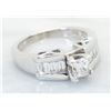 Image 5 : .95 ctw Diamond Ring - 14KT White Gold