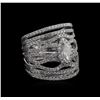 Image 1 : 2.27 ctw Diamond Ring - 14KT White Gold