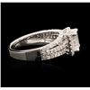 Image 3 : 14KT White Gold 1.68 ctw Diamond Ring