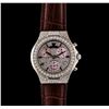 Image 1 : Techno Marine 18KT White Gold and Stainless Steel 2.63 ctw Diamond Watch