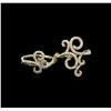 Image 2 : 0.84 ctw Diamond Knuckle Ring - 14KT Yellow Gold