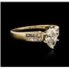 Image 1 : 14KT Yellow Gold 1.35 ctw Diamond Ring