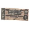 Image 1 : 1864 $10 Confederate States of America Bank Note