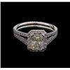 Image 2 : 1.63 ctw Diamond Ring - 14KT White Gold