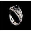 Image 4 : 2.59 ctw Black Diamond Ring - 14KT White Gold