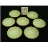 Image 2 : Set of 7 LIMOGES Footed Salt Dips c1930