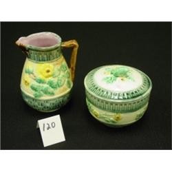 ETRUSCAN MAJOLICA Wild Rose Cream/Sugar