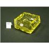 Image 2 : Amber BOHEMIA Crystal Ashtray 