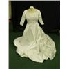 Image 1 : 1960's WEDDING GOWN Voile & Lace 10-12