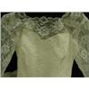 Image 2 : 1960's WEDDING GOWN Nylon & Lace Tiers