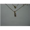 Image 2 : DIAMOND 14K GOLD NECKLACE-DIAMOND TESTED AND IS APPROX .50 TP .75 CARAT GOLD IS STAMPED *ITALY 585*