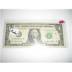 2006 SERIES EXTREMELY RARE *REPEATER SERIAL #* $1.00 SERIAL # D73988937. A REPEATER SERIAL # IS WHEN