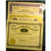 Image 2 : (3) Large ornate Mining Stock Certificates, includes: "Buloring Silver-Copper Mining Co.", "Consolid
