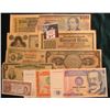 Image 1 : (10) Different Foreign Banknotes including a 10 Million Mark note from Germany dated 1923.