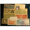 Image 2 : (10) Different Foreign Banknotes including a 10 Million Mark note from Germany dated 1923.