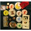 Image 1 : "Grand Army of the Republic" Pin-back; Pair of Piper Apache Cuff-links; American Civil Rights Instit