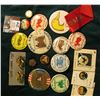 Image 2 : "Grand Army of the Republic" Pin-back; Pair of Piper Apache Cuff-links; American Civil Rights Instit