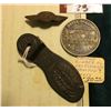 Image 2 : 1886 Daisy Air Rifle Dollar medallion; Chicago Rubber Co. Salesman's Keyriing Sample of neoprene sol